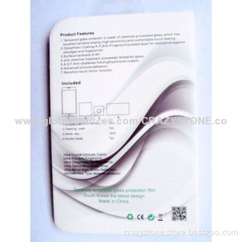 9H Hardness Tempered Glass Screen Protector for iPhone 5S